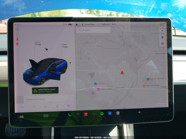 45130559 :رقم المزاد ، 5YJ3E1EB3KF497628 vin ، 2019 Tesla Model 3 Long Range/performance مزاد بيع