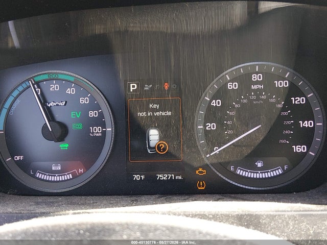 45130776 :رقم المزاد ، KMHE24L15GA011877 vin ، 2016 Hyundai Sonata Hybrid Se مزاد بيع