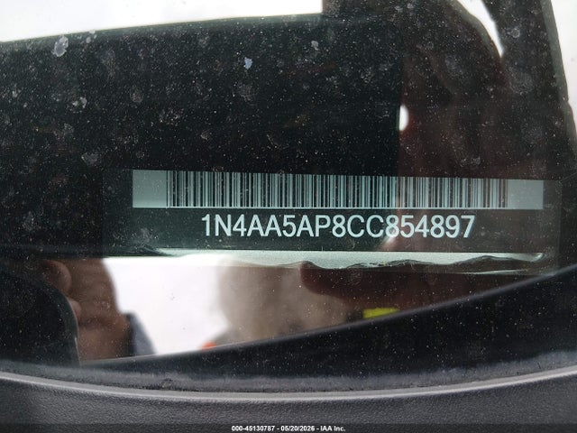 Продажа на аукционе авто 2012 Nissan Maxima 3.5 S, vin: 1N4AA5AP8CC854897, номер лота: 45130787