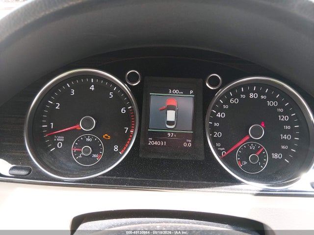 45130984 :رقم المزاد ، WVWGU7AN1DE530654 vin ، 2013 Volkswagen Cc 3.6l Vr6 Executive مزاد بيع