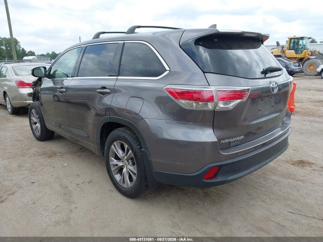 Продаж на аукціоні авто 2015 Toyota Highlander Le Plus V6, vin: 5TDBKRFH2FS186991, номер лоту: 45131081