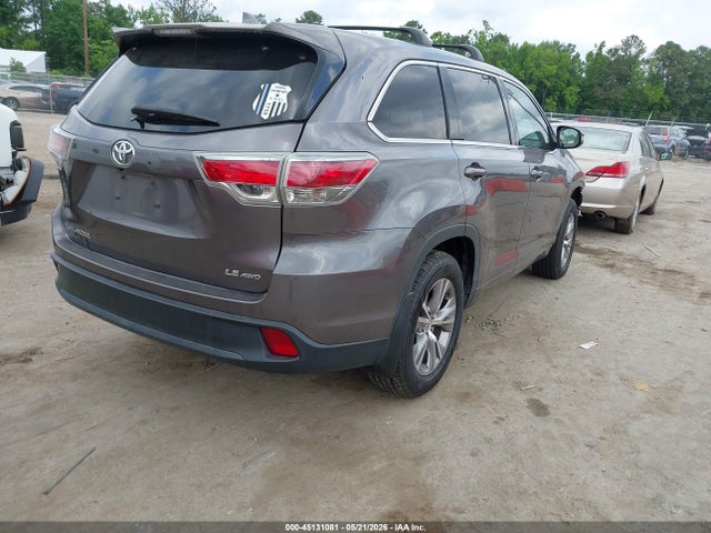 Продаж на аукціоні авто 2015 Toyota Highlander Le Plus V6, vin: 5TDBKRFH2FS186991, номер лоту: 45131081