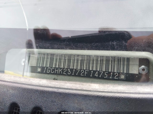 Aukcja sprzedaży 2002 Chevrolet Silverado 2500hd Ls, vin: 1GCHK23172F147512, numer aukcji: 45131149