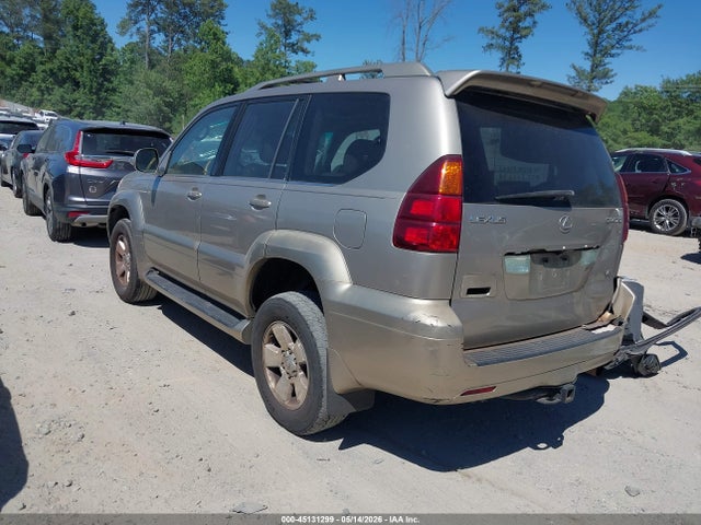 2004 Lexus Gx 470 მანქანა იყიდება აუქციონზე, vin: JTJBT20X140049221, აუქციონის ნომერი: 45131299