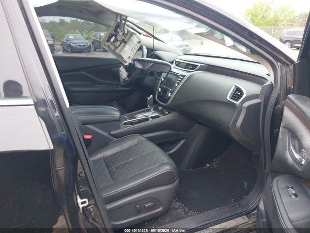 2019 Nissan Murano Platinum მანქანა იყიდება აუქციონზე, vin: 5N1AZ2MJ8KN157172, აუქციონის ნომერი: 45131326