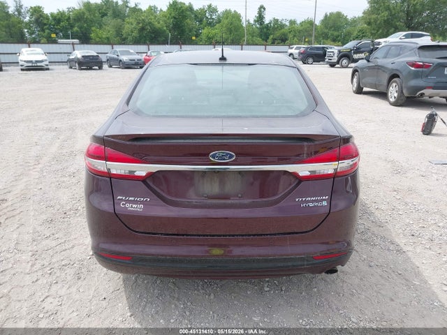 Aukcja sprzedaży 2018 Ford Fusion Hybrid Titanium, vin: 3FA6P0RU9JR120365, numer aukcji: 45131410