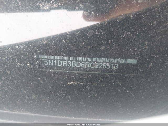 Aukcja sprzedaży 2024 Nissan Pathfinder Rock Creek 4wd, vin: 5N1DR3BD6RC226513, numer aukcji: 45131713