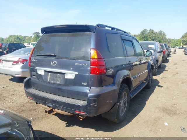 2004 Lexus Gx 470 მანქანა იყიდება აუქციონზე, vin: JTJBT20X440041825, აუქციონის ნომერი: 45131725
