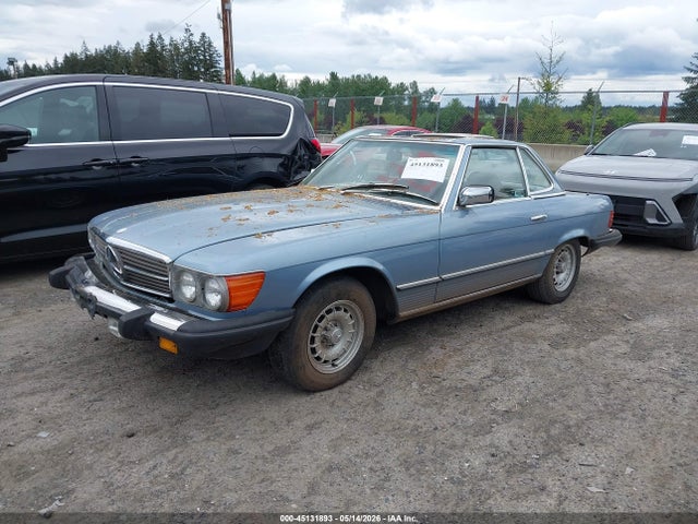 45131893 :رقم المزاد ، WDBBA45C3FA031504 vin ، 1985 Mercedes-benz 380 Sl مزاد بيع
