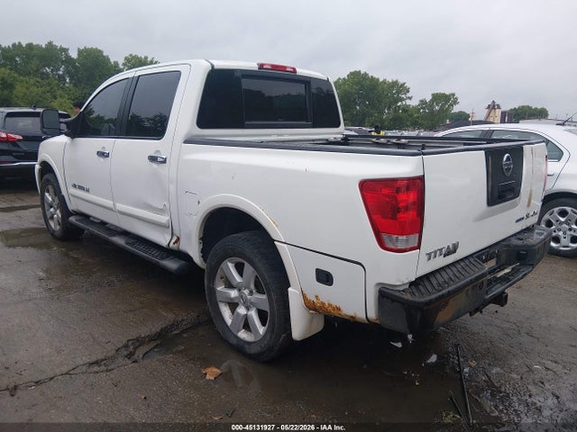 2011 Nissan Titan Sl მანქანა იყიდება აუქციონზე, vin: 1N6BA0EC5BN317624, აუქციონის ნომერი: 45131927