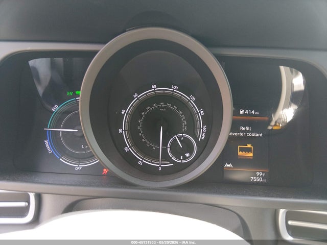 45131933 :رقم المزاد ، KMHLM4AJ6PU088213 vin ، 2023 Hyundai Elantra Hybrid Blue مزاد بيع