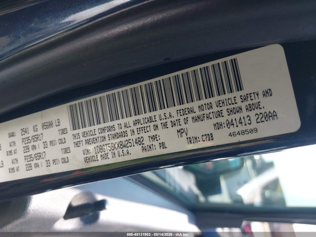 Продажа на аукционе авто 2008 Dodge Nitro Slt/rt, vin: 1D8GT58KX8W251482, номер лота: 45131953