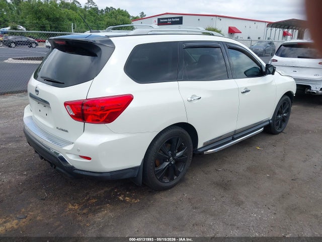 Продажа на аукционе авто 2017 Nissan Pathfinder Platinum, vin: 5N1DR2MN2HC660295, номер лота: 45131993