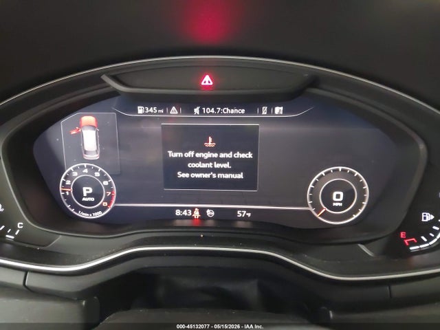 Aukcja sprzedaży 2019 Audi A4 Allroad 45 Premium, vin: WA18NAF46KA113009, numer aukcji: 45132077