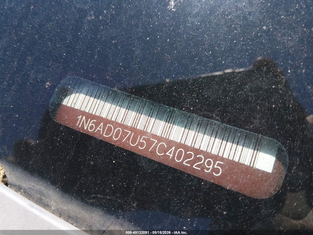 Продаж на аукціоні авто 2007 Nissan Frontier Nismo Off Road, vin: 1N6AD07U57C402295, номер лоту: 45132091