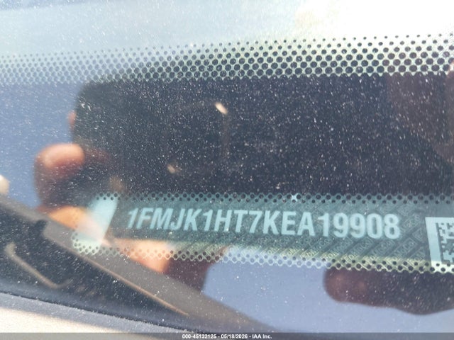 45132125 :رقم المزاد ، 1FMJK1HT7KEA19908 vin ، 2019 Ford Expedition Max Xlt مزاد بيع