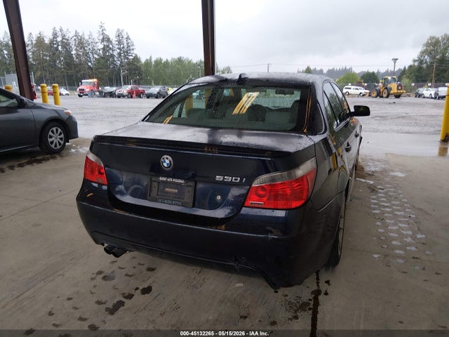 2006 Bmw 530i მანქანა იყიდება აუქციონზე, vin: WBANE73566CM39134, აუქციონის ნომერი: 45132265