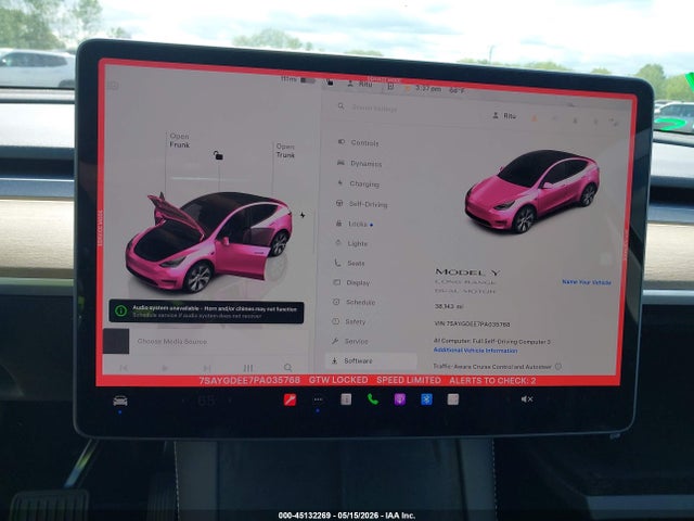 Продаж на аукціоні авто 2023 Tesla Model Y, vin: 7SAYGDEE7PA035768, номер лоту: 45132269