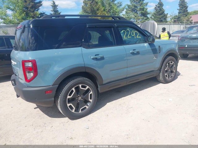 Aukcja sprzedaży 2022 Ford Bronco Sport Outer Banks, vin: 3FMCR9C66NRD75904, numer aukcji: 45132292