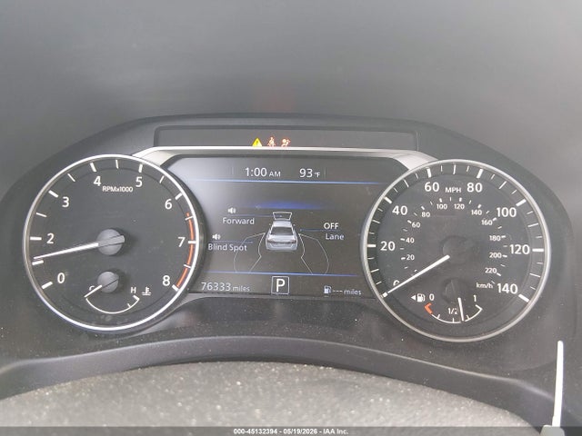 2022 Nissan Altima Sv Fwd მანქანა იყიდება აუქციონზე, vin: 1N4BL4DV9NN315330, აუქციონის ნომერი: 45132394