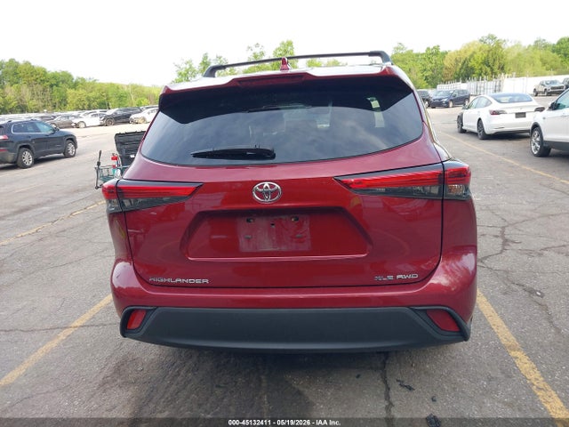 Aukcja sprzedaży 2021 Toyota Highlander Xle, vin: 5TDGZRBH6MS079222, numer aukcji: 45132411