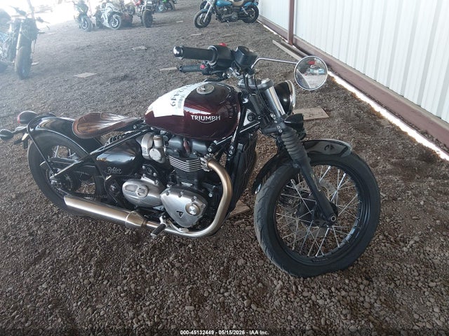 Triumph Motorcycle Bonneville Bobber 2018 SMTD42HL9JT890340 main image