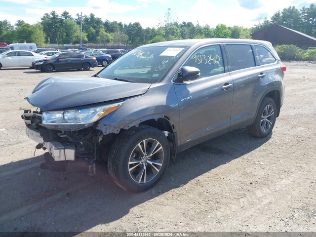 45132462 :رقم المزاد ، 5TDBGRFH2KS068497 vin ، 2019 Toyota Highlander Hybrid Le مزاد بيع
