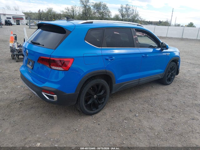 2022 Volkswagen Taos 1.5t Sel მანქანა იყიდება აუქციონზე, vin: 3VV1X7B22NM005570, აუქციონის ნომერი: 45132465