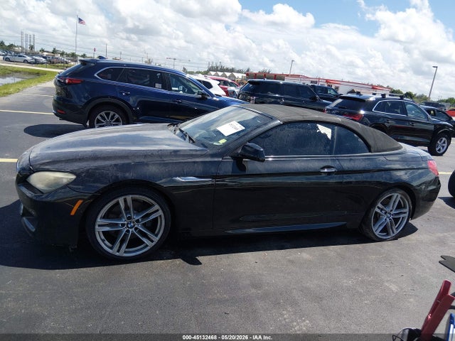 2014 Bmw 640i მანქანა იყიდება აუქციონზე, vin: WBALW7C50EDX59028, აუქციონის ნომერი: 45132468