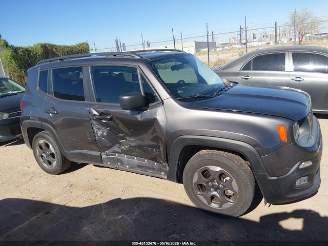 2016 Jeep Renegade Sport მანქანა იყიდება აუქციონზე, vin: ZACCJAAT2GPD81167, აუქციონის ნომერი: 45132476