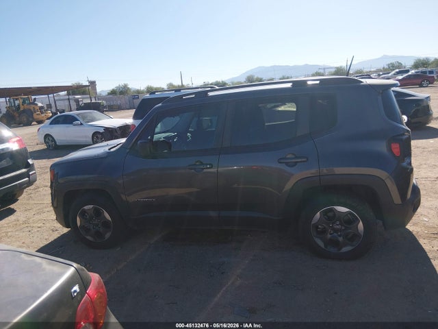 2016 Jeep Renegade Sport მანქანა იყიდება აუქციონზე, vin: ZACCJAAT2GPD81167, აუქციონის ნომერი: 45132476