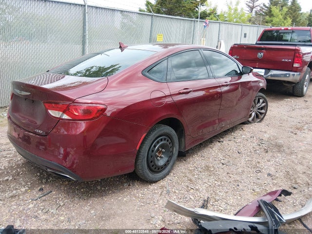 2016 Chrysler 200 S მანქანა იყიდება აუქციონზე, vin: 1C3CCCBB4GN114234, აუქციონის ნომერი: 45132545