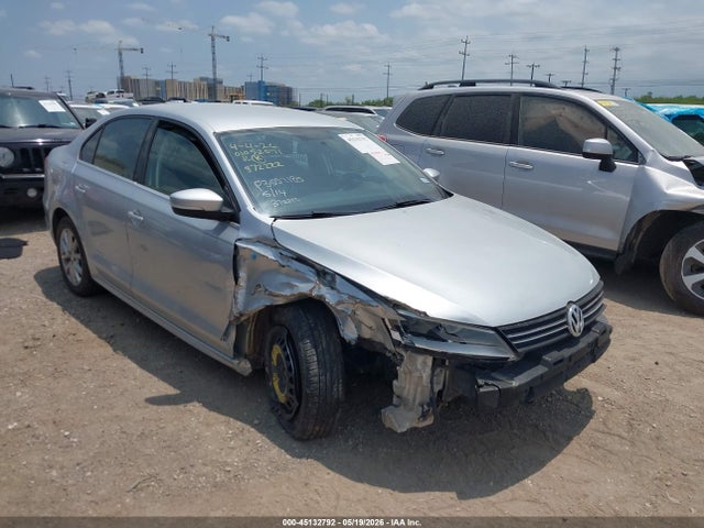 2013 Volkswagen Jetta 2.5l Se მანქანა იყიდება აუქციონზე, vin: 3VWDX7AJ5DM372222, აუქციონის ნომერი: 45132792