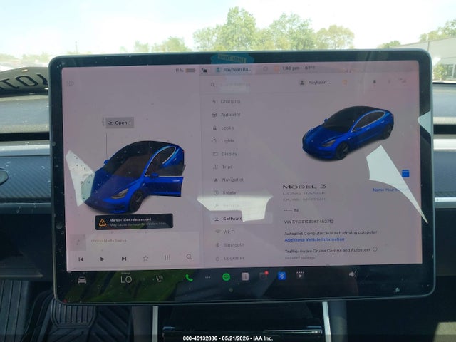 Aukcja sprzedaży 2019 Tesla Model 3 Long Range/performance, vin: 5YJ3E1EB9KF452712, numer aukcji: 45132886