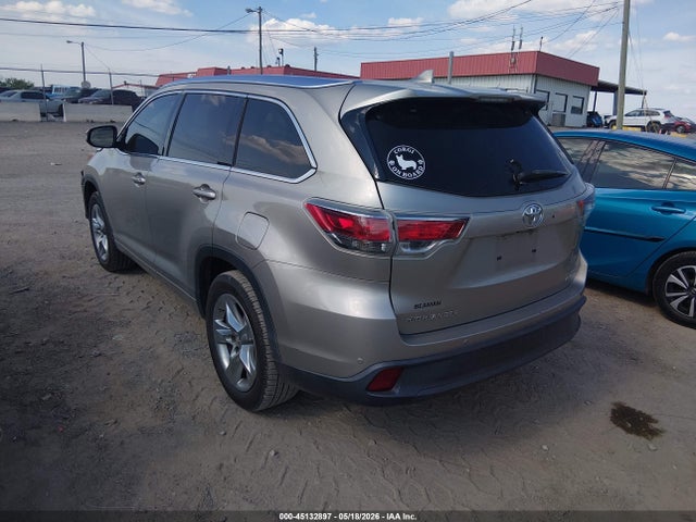 Aukcja sprzedaży 2015 Toyota Highlander Limited V6, vin: 5TDYKRFH9FS080838, numer aukcji: 45132897