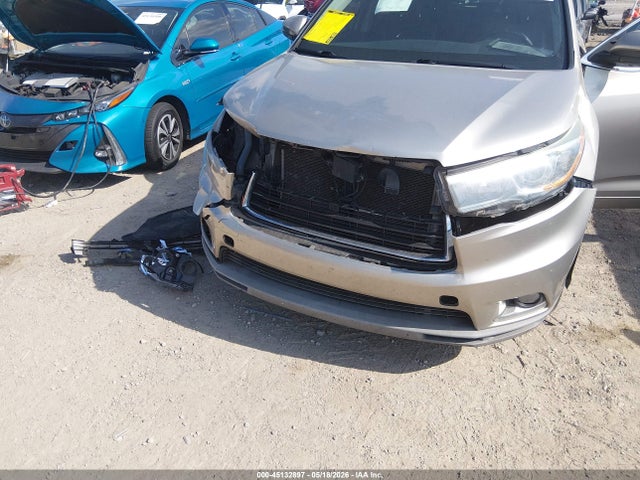 Aukcja sprzedaży 2015 Toyota Highlander Limited V6, vin: 5TDYKRFH9FS080838, numer aukcji: 45132897