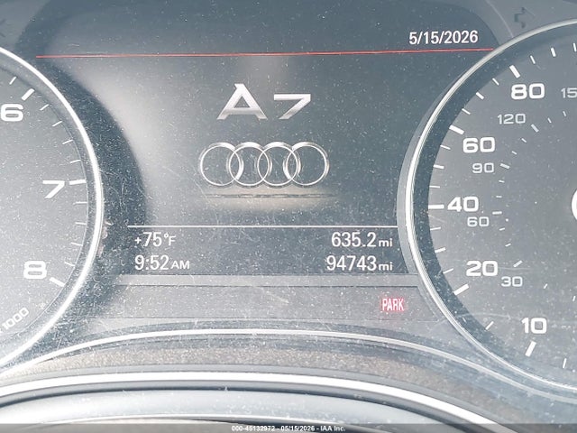 2013 Audi A7 3.0t Premium მანქანა იყიდება აუქციონზე, vin: WAU2GAFC2DN010918, აუქციონის ნომერი: 45132972