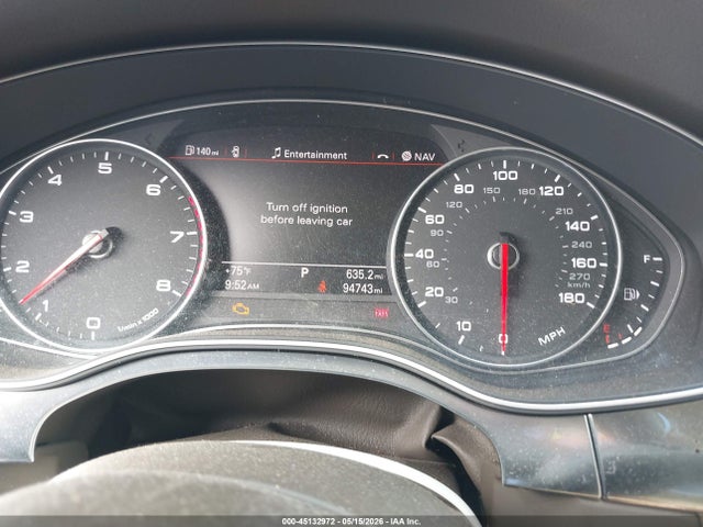 2013 Audi A7 3.0t Premium მანქანა იყიდება აუქციონზე, vin: WAU2GAFC2DN010918, აუქციონის ნომერი: 45132972
