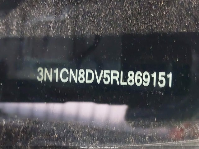Auction sale of the 2024 Nissan Versa 1.6 S, vin: 3N1CN8DV5RL869151, lot number: 45133241