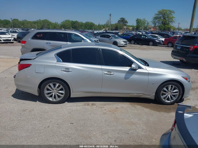 2015 Infiniti Q50 Premium მანქანა იყიდება აუქციონზე, vin: JN1BV7AR5FM399542, აუქციონის ნომერი: 45133419
