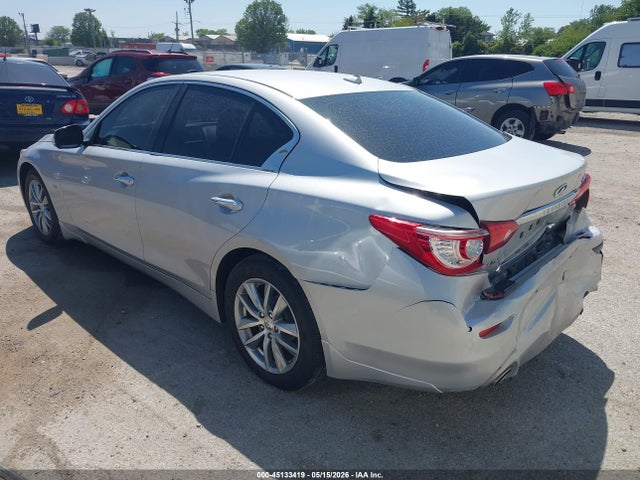 2015 Infiniti Q50 Premium მანქანა იყიდება აუქციონზე, vin: JN1BV7AR5FM399542, აუქციონის ნომერი: 45133419