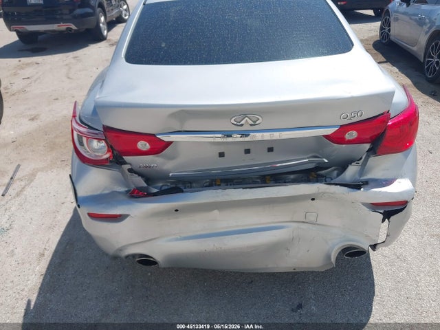 2015 Infiniti Q50 Premium მანქანა იყიდება აუქციონზე, vin: JN1BV7AR5FM399542, აუქციონის ნომერი: 45133419