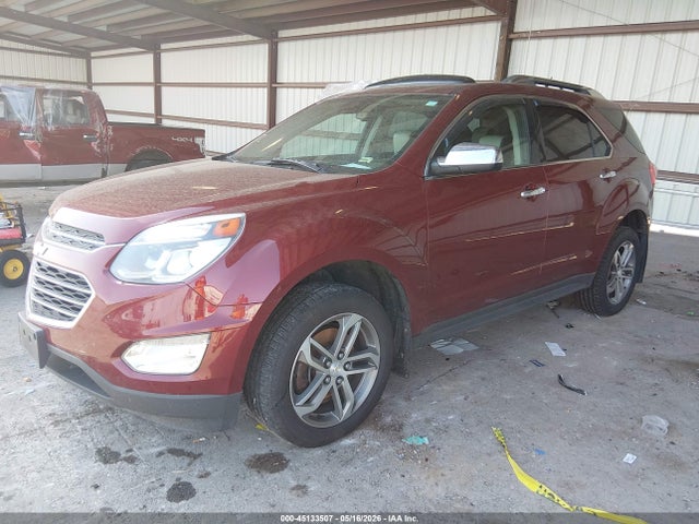 Auction sale of the 2016 Chevrolet Equinox Ltz, vin: 2GNFLGE37G6166716, lot number: 45133507