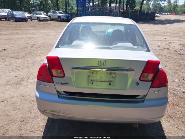 Aukcja sprzedaży 2002 Honda Civic Lx, vin: 1HGES16572L024176, numer aukcji: 45133543
