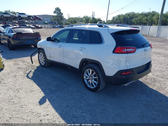 2017 Jeep Cherokee Limited Fwd მანქანა იყიდება აუქციონზე, vin: 1C4PJLDS1HW602892, აუქციონის ნომერი: 45133587