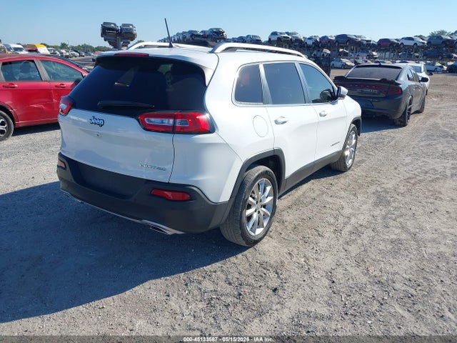 2017 Jeep Cherokee Limited Fwd მანქანა იყიდება აუქციონზე, vin: 1C4PJLDS1HW602892, აუქციონის ნომერი: 45133587