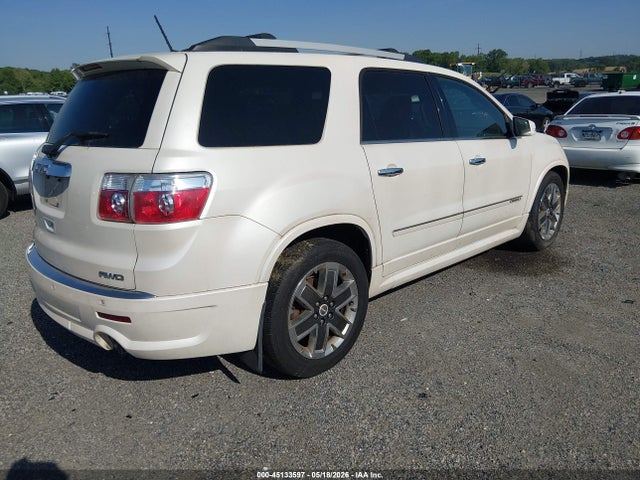 2012 Gmc Acadia Denali მანქანა იყიდება აუქციონზე, vin: 1GKKVTED9CJ162896, აუქციონის ნომერი: 45133597