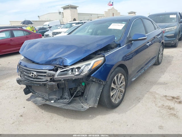 2016 Hyundai Sonata Sport მანქანა იყიდება აუქციონზე, vin: 5NPE34AF6GH420527, აუქციონის ნომერი: 45133629