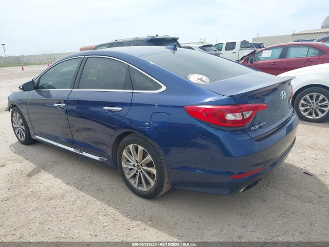 2016 Hyundai Sonata Sport მანქანა იყიდება აუქციონზე, vin: 5NPE34AF6GH420527, აუქციონის ნომერი: 45133629