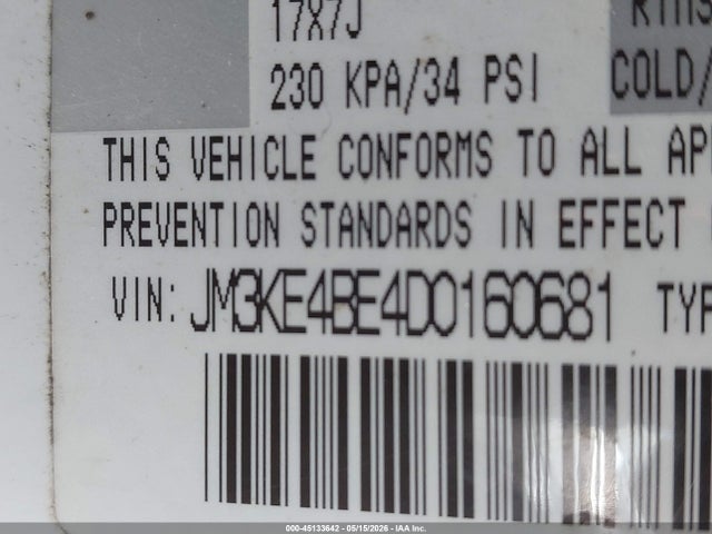 Aukcja sprzedaży 2013 Mazda Cx-5 Sport, vin: JM3KE4BE4D0160681, numer aukcji: 45133642
